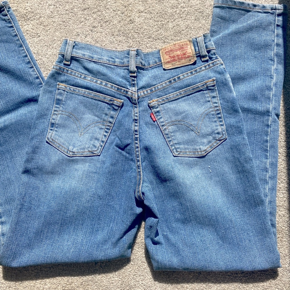 orange tab levi denim jeans